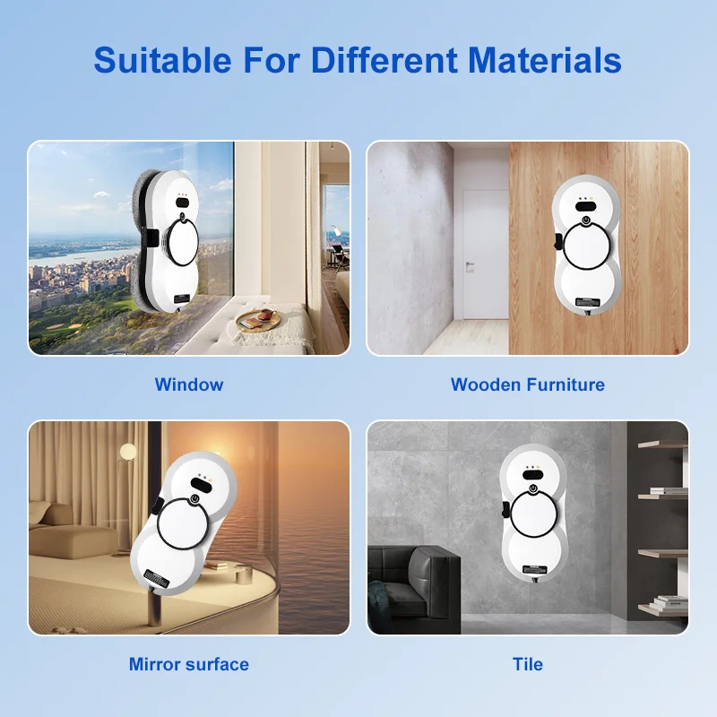 Robot Window Cleaning UPS System Robot Window Cleaning Vacuum Smart Home Appliance Automatic Cleaning Glass Window Cleaner