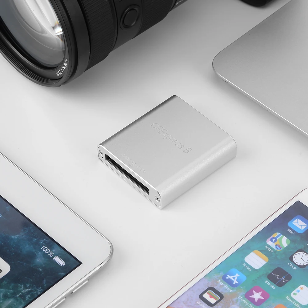

Портативное устройство чтения карт памяти CFexpress USB 3.1 Gen 2, без привода для портативного компьютера, телефона для MacBook iPad Chromebook