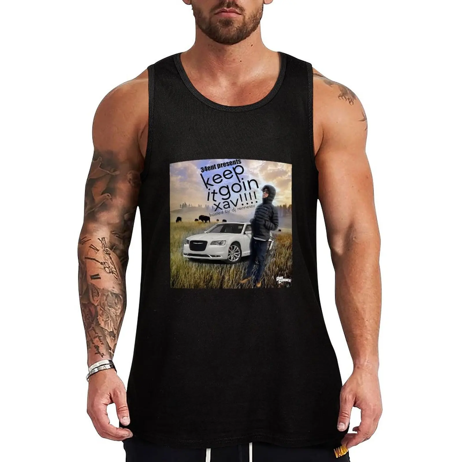 

Майка Xaviersobased Merch Keep it Going 1c34, влагоотводящая майка, рубашка для тренировок, предотвращающая потоотделение