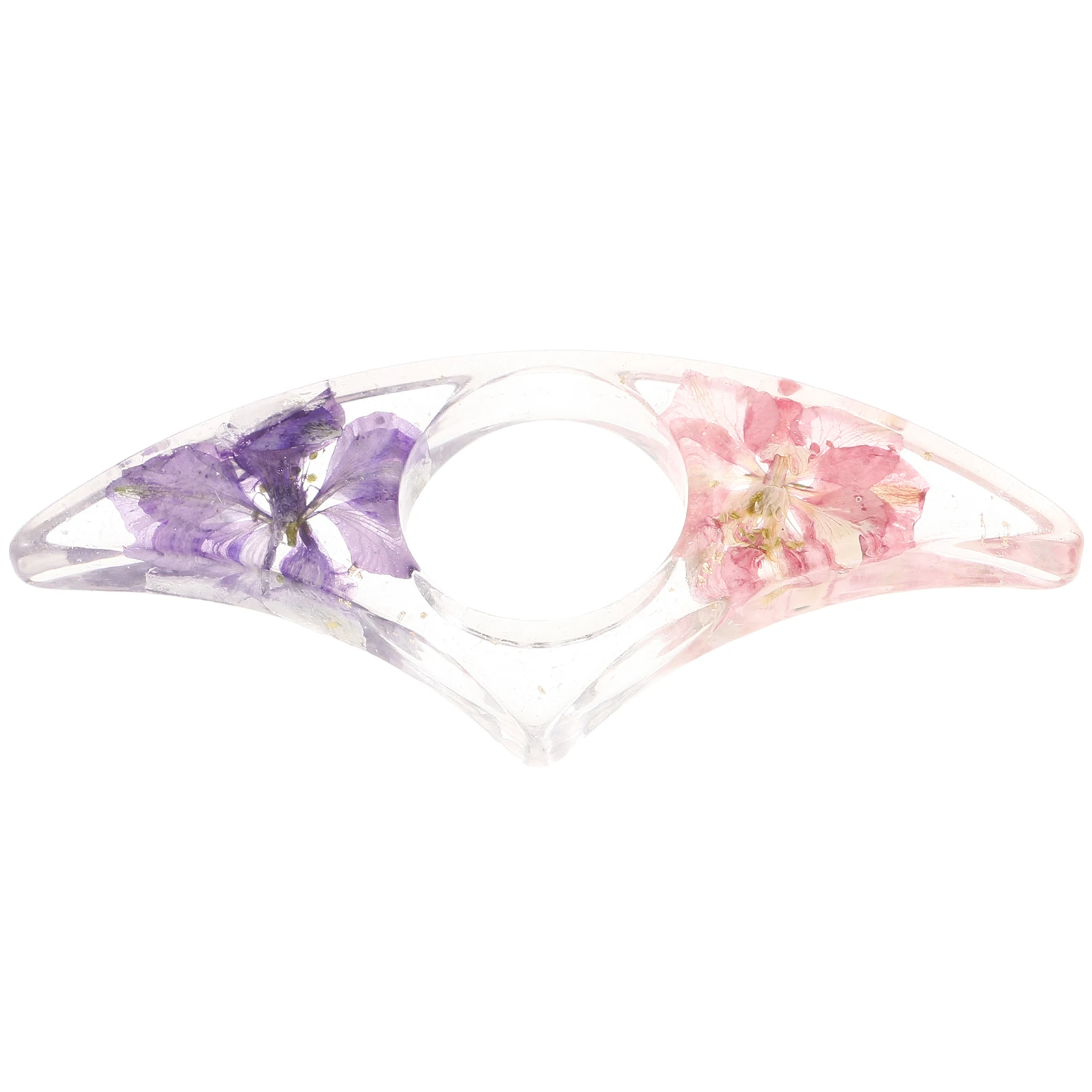 حامل صفحة الإشارة المرجعية بحلقة القرن لحاملات القراءة وإكسسوارات رف الكتب على شكل إبهام دبوس شعر الإصبع