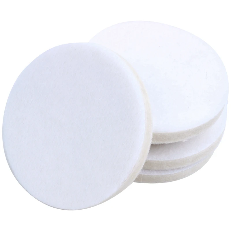 80PC 3Inch 75Mm Felt Polishing Pad Windscreen Scratch Repair Glass Polishing Kit