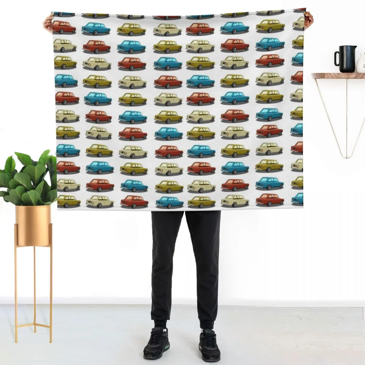 Hillman Imp - Multicolour Throw Blanket Moving Baby halloween blankets ands For Baby for winter Blankets