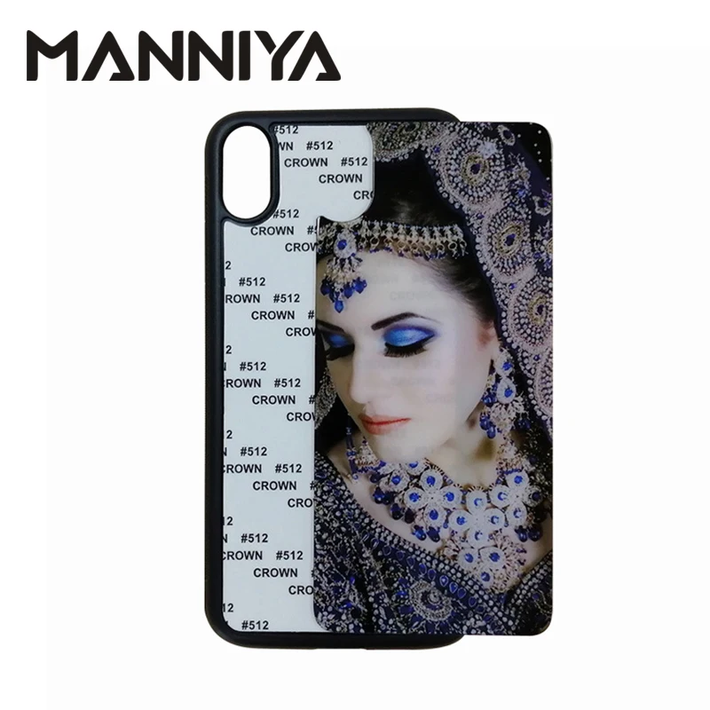 MANNIYA Blank Sublimation Tempered Glass rubber phone Case for iphone 16 15 14 13 12 11 pro max XS XR XS MAX 7 8 plus 50pcs/lot