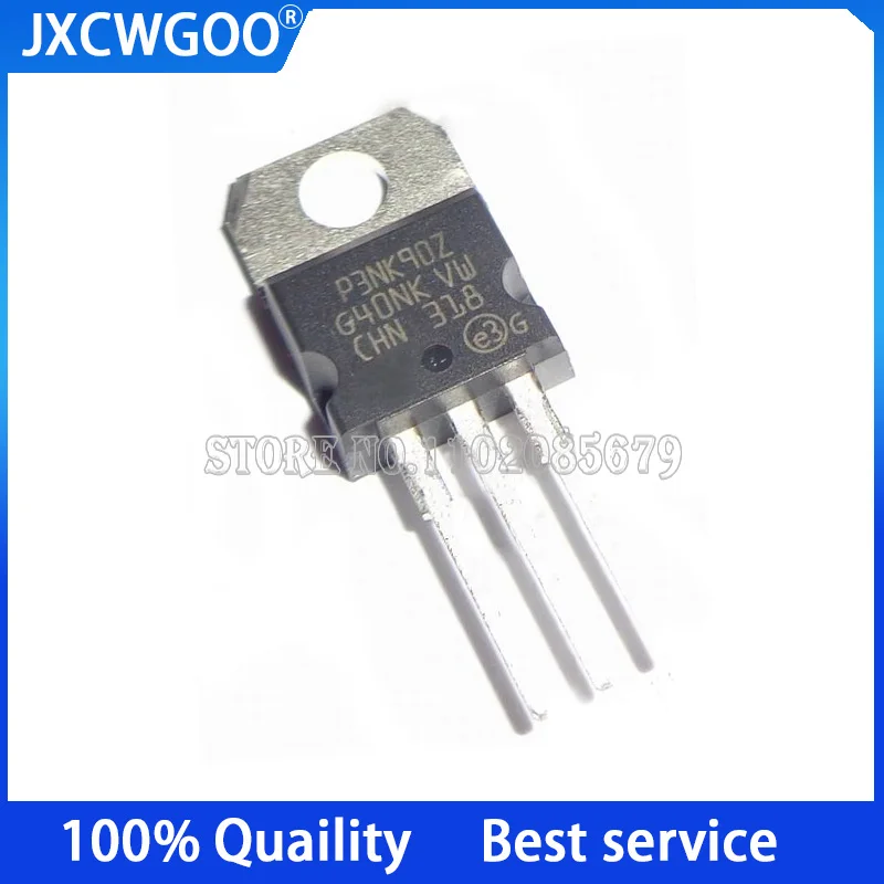 10PCS STP3NK90Z P3NK90Z  N-Channel 900v 3A MOS FET TO-220 New original