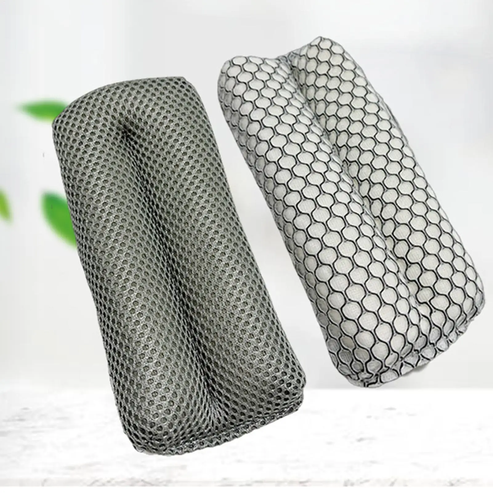 18X8X3cm Car Wash Sponge Two Sided Microfiber Scrubber Auto Detailing Supplies Tar Sponge For Vehicle Truck Motorcycle SUV