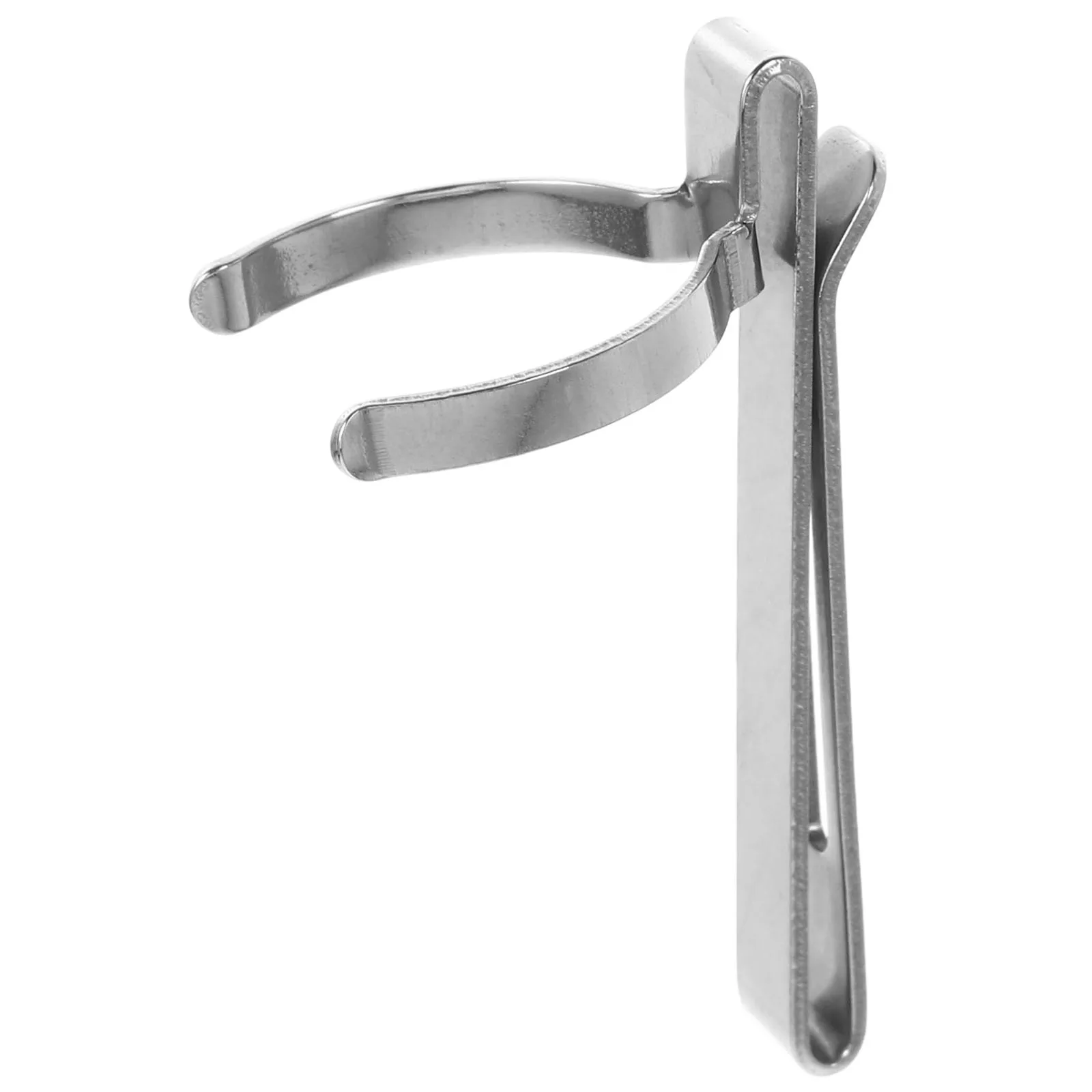 

Stainless Steel Belt Replacement Flashlight Pocket Clip Clamp for Camping Adjustable Pocket Hat Clip Tool Parts