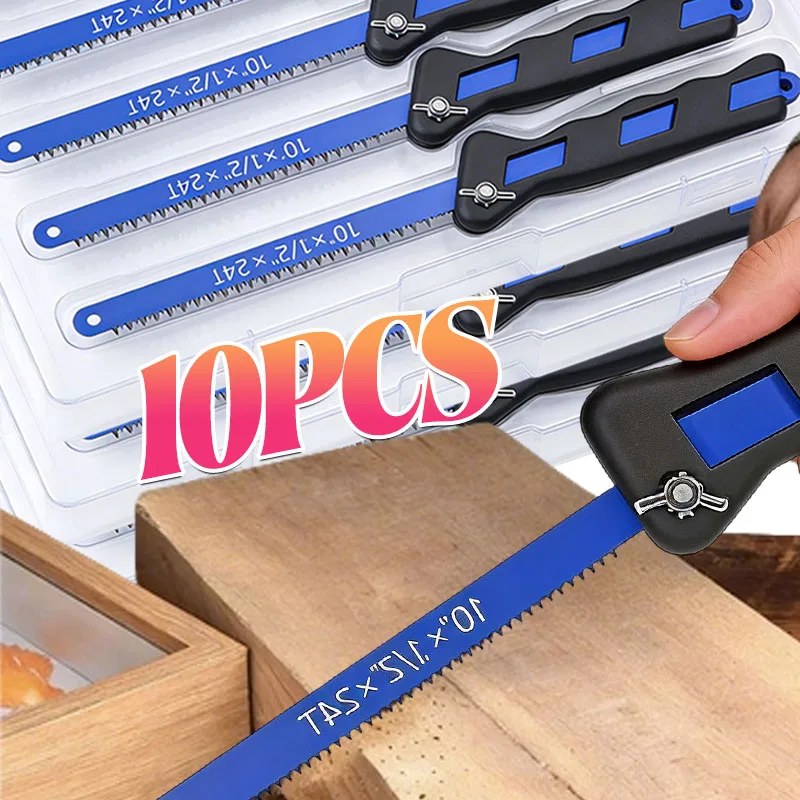 

10/1PCS Mini Portable Adjustable Blades For Woodworking Hand Saw PVC Pipe Cutting Household DIY Tool Carpentry Craft Accessories