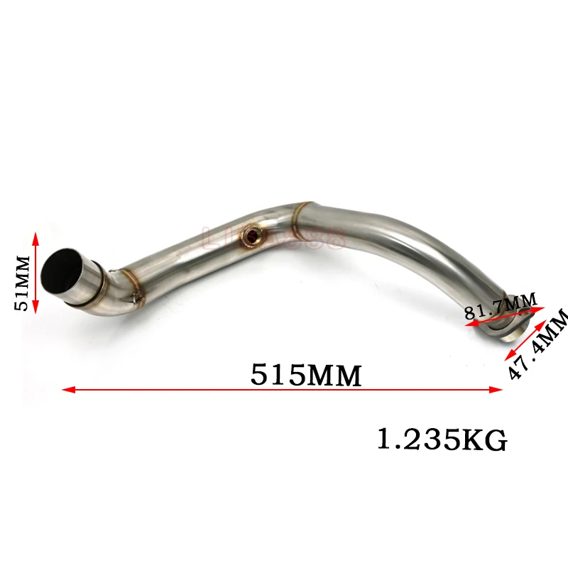 Motorcycle Exhaust Slip on Motorcross Front Pipe For Bmw G310R G310Gs 310R G 310Gs Pipe Pit Bike Elbow Motorcross
