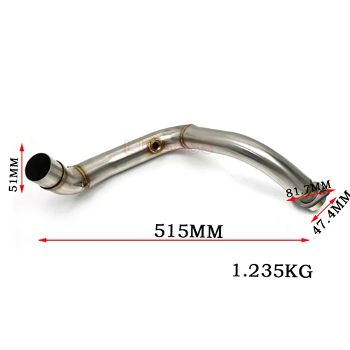 Imagen 2 del producto Tubo delantero de escape para motocicleta, antideslizante, para Bmw G310R G310Gs 310R G 310Gs, codo para Pit Bike