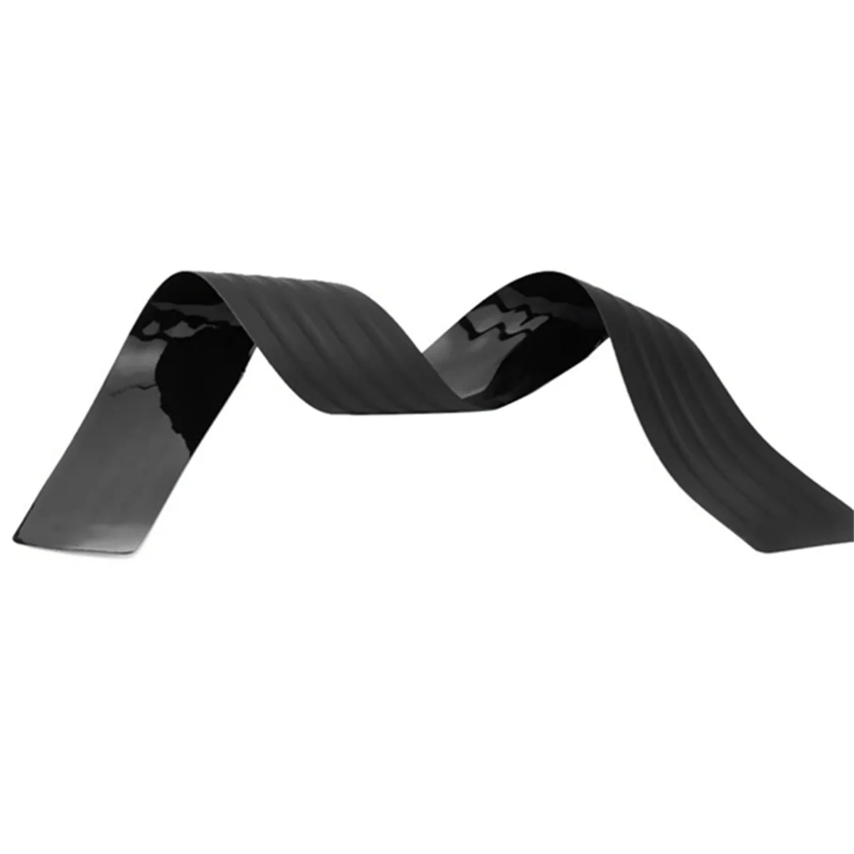 #87N Automotive Parts & Accessories,1Set Car Rubber Rear Guard Bumper Protector Trim Cover (35.8Inch),Black