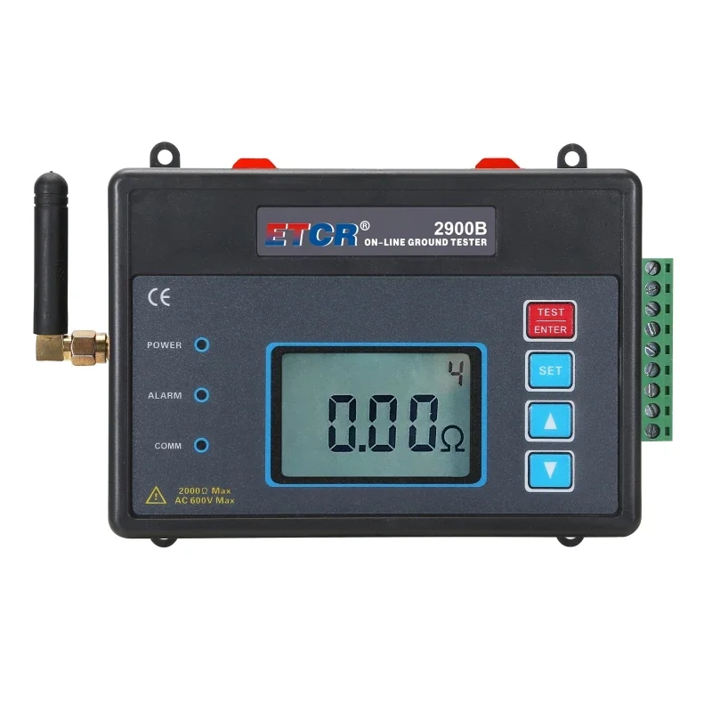 ETCR2900B Support 4G communication to remotely the grounding resistance voltage Earth Resistance On-Line Tester