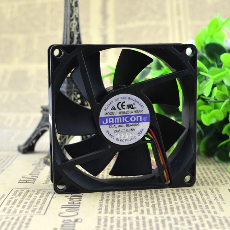 

JF0825B2HSAR 24V 0.15A 8025 8CM 3-Wire Inverter Fan