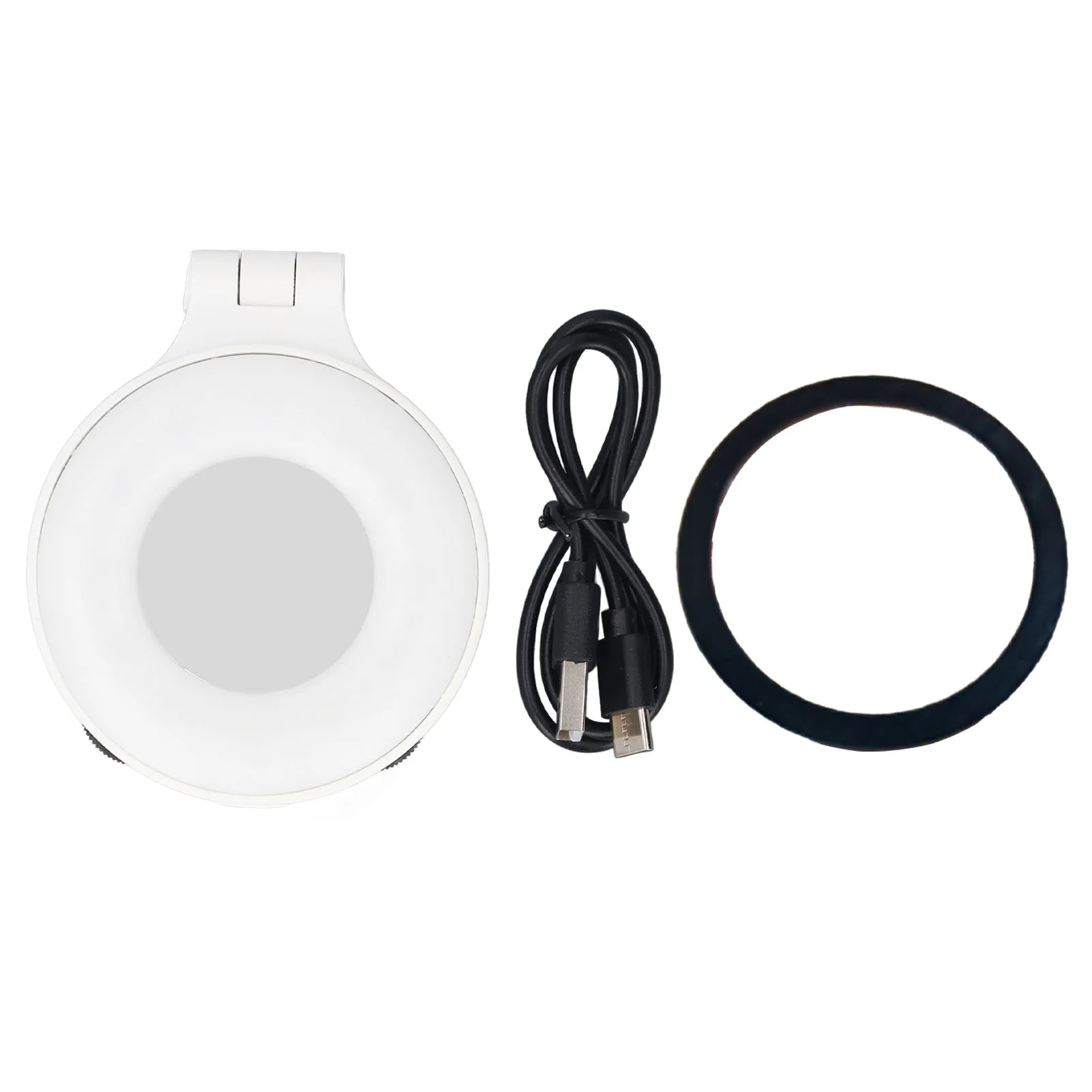 

Phone Selfie Light Magnetic Selfie Light 3 Color Temperatures 120 Degree Angle Type C Charging Extendable for Video Conference