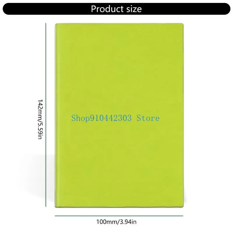 Thick 720 Page Blank Journal Soft Synthetic Leather Cover Portable Notebook For Sketching Note Book