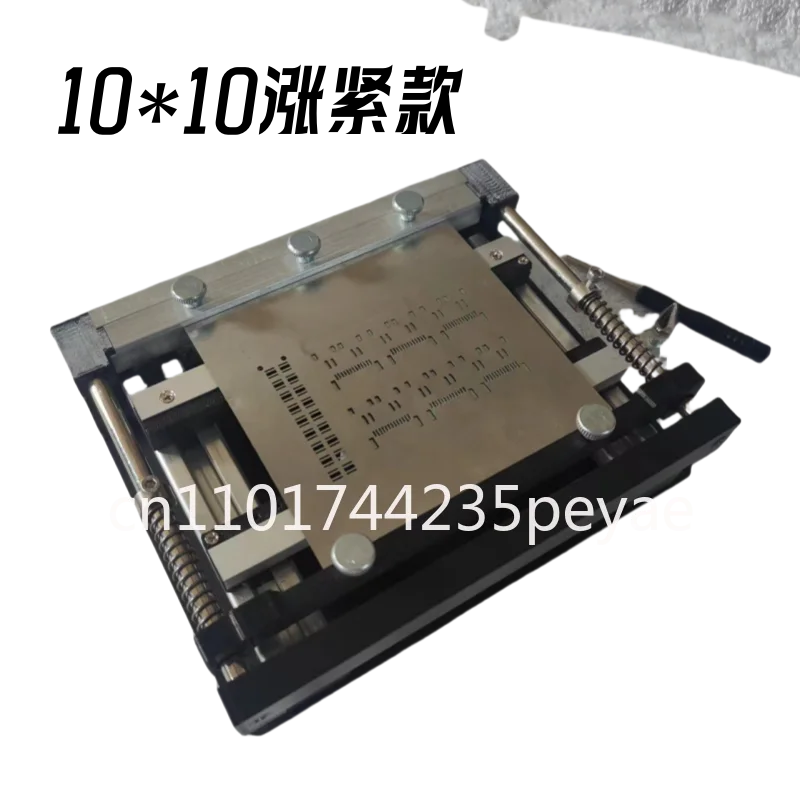 PCB Steel Mesh Solder Paste Printing Table Steel Sheet SMT Solder Paste Printing Manual Small Micro Screen Printing Machine view 2