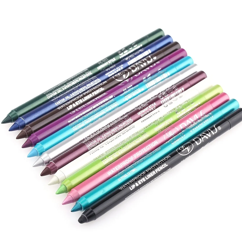 Silkworm Pearlescent Eyeshadow Pen Eyeliner Gel Pen Waterproof Eyebrow Pen High Gloss Color Eyeliner Pen