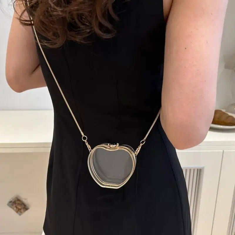 

340D модная прозрачная мешка с желе для женщин Практическая акриловая квадратная сумка маленькая сумочка для ежедневного для