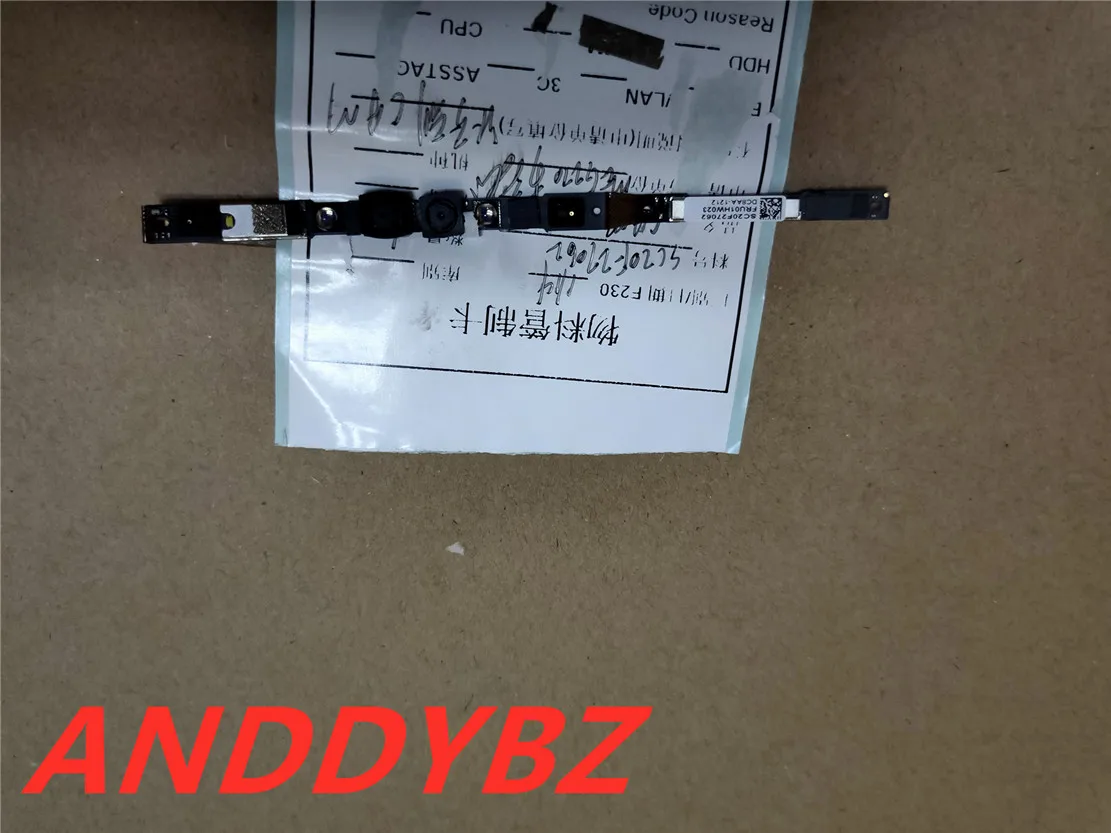 

Original for Lenovo ThinkPad X1 Carbon Gen 6 Webcam IR 01HW023 DC7AL-1211 SC20F27062 Test OK