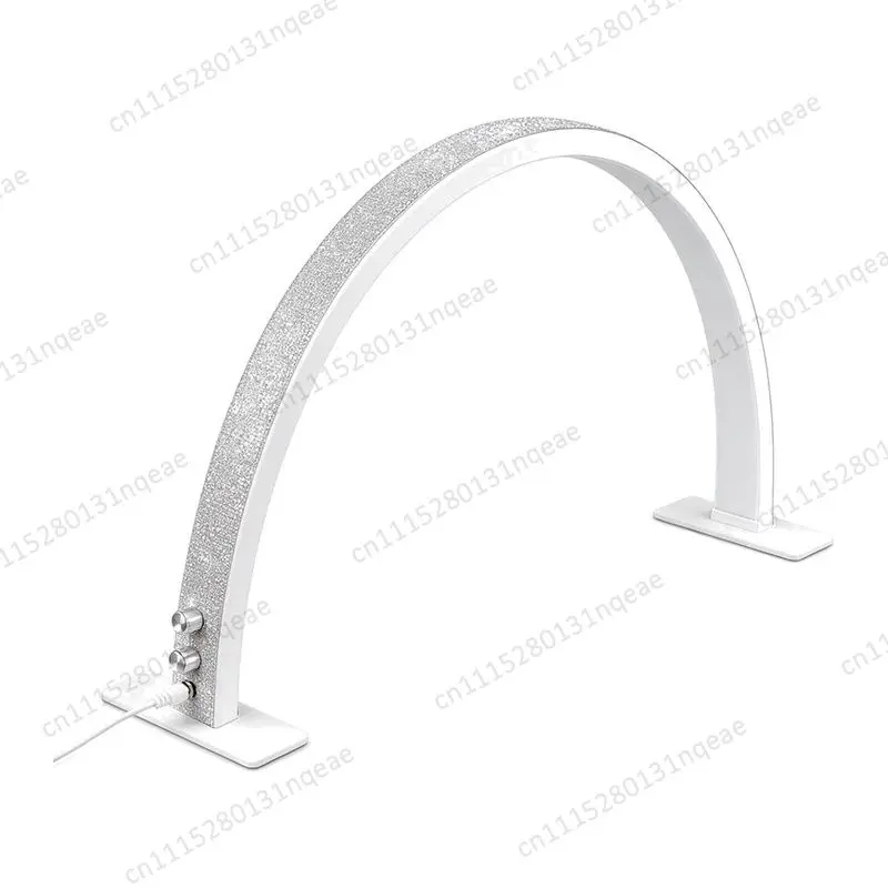 Half Moon LED Desk Lamp Eyelash Extension Nail Art Lighting Crystal Lamp for Salon