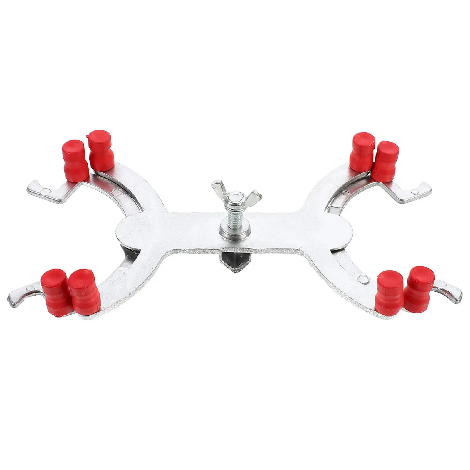 

Aluminum Clip Double Clamp Laboratory Titration Fixing Accessories for School Experiment Supplies Clip