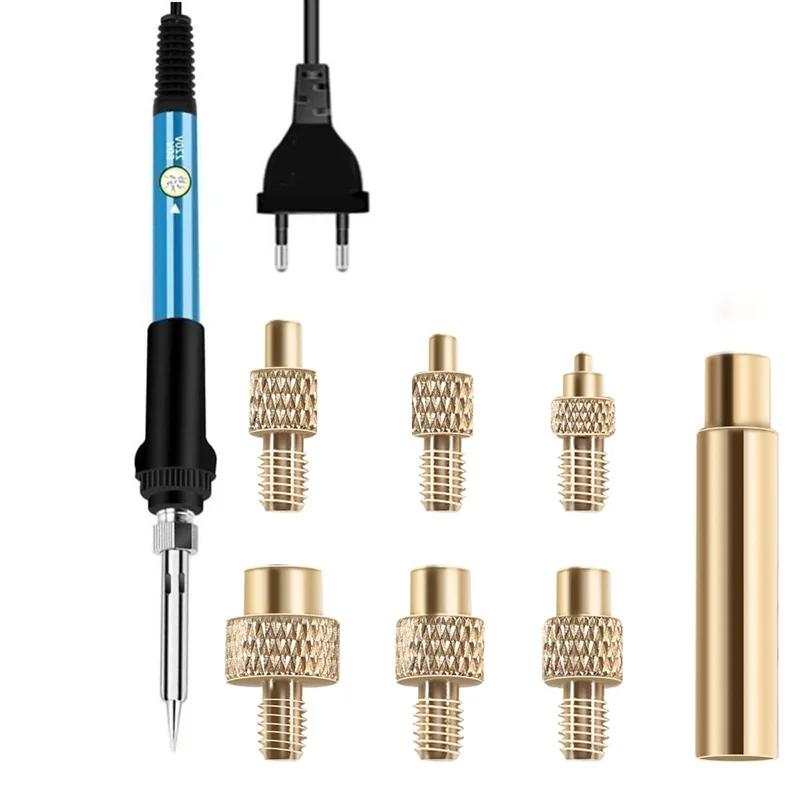 Heat Set Insert Soldering Iron Tip M2 M3 M4 M5 M6 M8 Brass Hot Melt Inset Nut Embedded Thread Insertion For Plastic 3D Printing