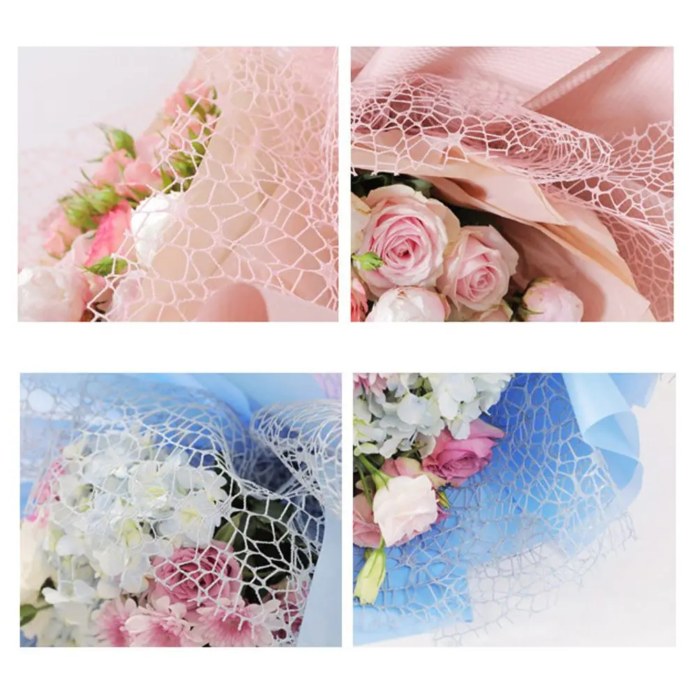 1PC DIY Decorative Round Party Supplies For Birthday Festival Wedding Decoration Bouquet Wrap Wrapping Paper Scrapbook