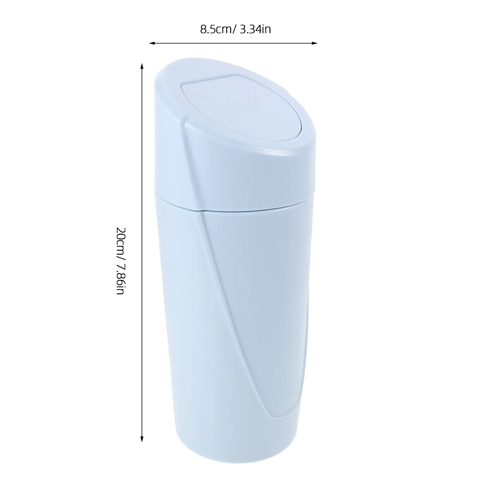 Car Trash Can Sky-Blue Compact Automotive Garbage Bin Spill-Proof Leakproof Car Interior Organizer Auto Waste Container Vehicle