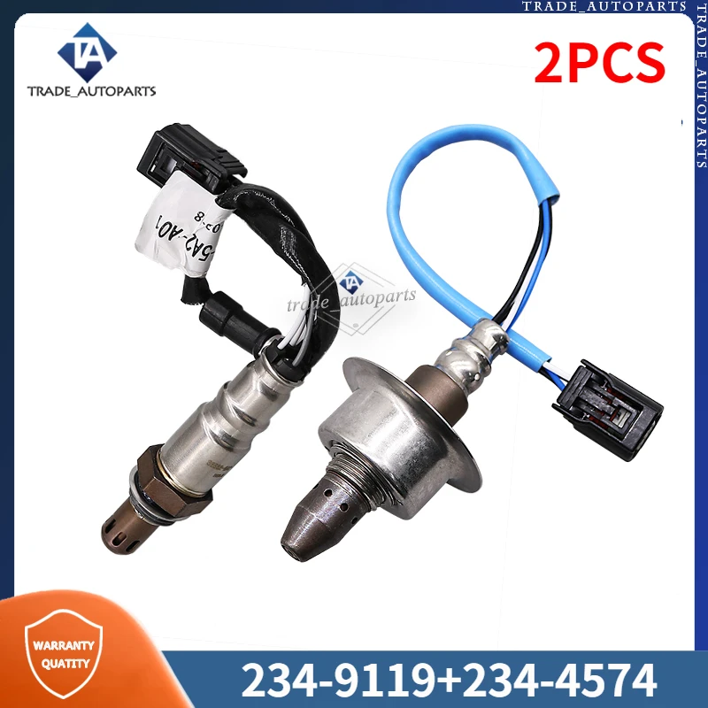 2PCS Oxygen O2 Sensor 234-9119 234-4574 For 2012 2013 2014 2015 HONDA CIVIC 1.8L Upstream & Downstream 36531R1AA01 36532-R8A-A01