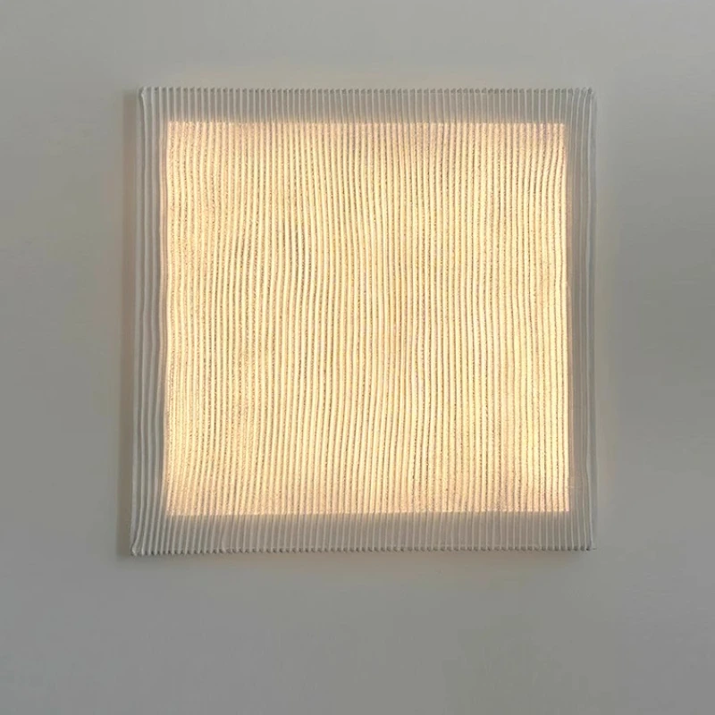 

Modern minimalist living room background wall aisle bedroom atmosphere wall lamp