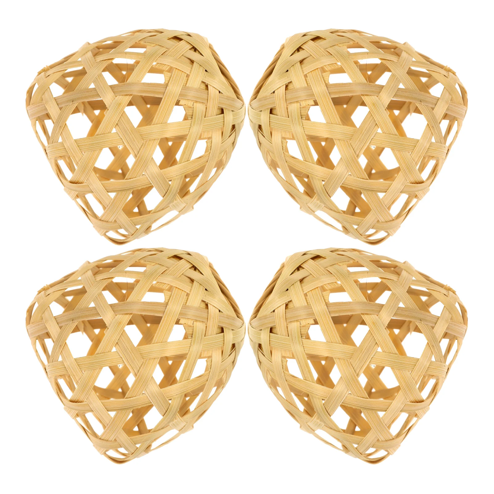 Wicker Light Shade Bamboo Lampshade Ceiling Decorate Replacement Fan Covers Woven Basket