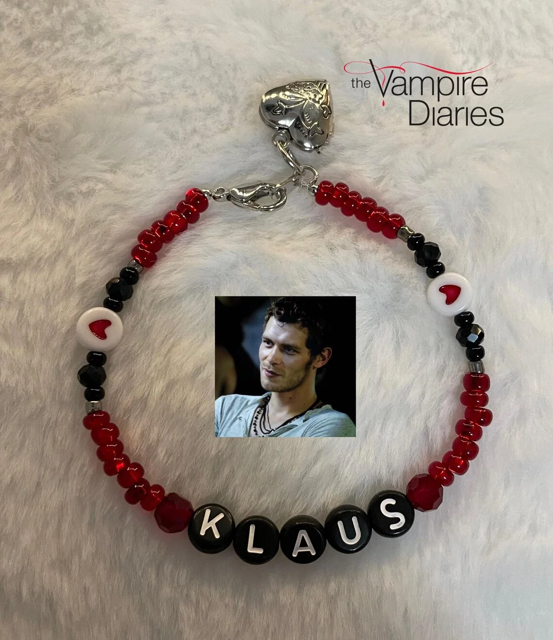 Y2K Jewelry The vampire diaries inspired beaded bracelets Damon, Stefan Salvatore, Klaus, Elijah Mikaelson, Enzo, Kai Parker