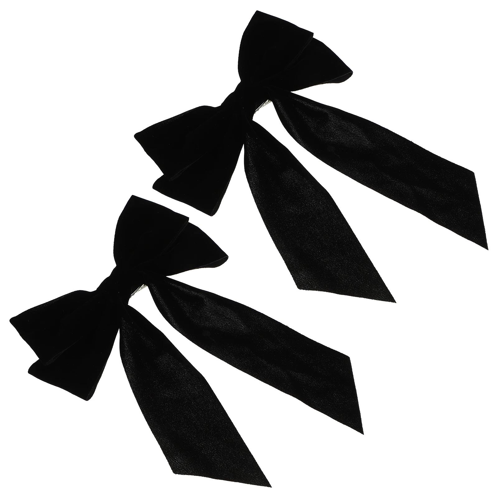 

2pcs Hairpin Women Girl Bows Barrettes Back Accessories Bowknot Bowknot Clip Bow Clip Bow Barrette Thick Thin Hair Straight
