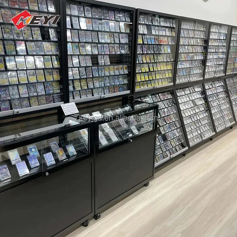 custom.Custom Metal Acrylic Graded Baseball Card Display Box Wall Mounted Sports Card Display Frame Rack Car