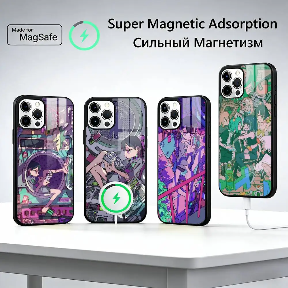 

Чехол для телефона Z-Zutomayo Cool Japan Singer для iPhone 17, 16, 15, 14, 13, 12, 11 Plus, Pro, магнитный, для беспроводной зарядки Magsafe