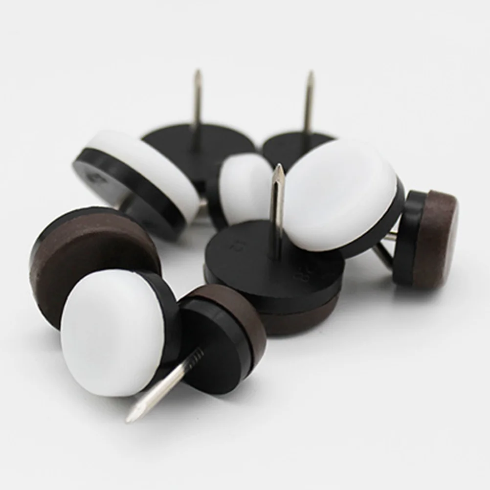 50pcs Furniture Leg Protectors Thick Felt Pads for Chair Table Legs Non Skid Nail Mat Home Office Kitchen