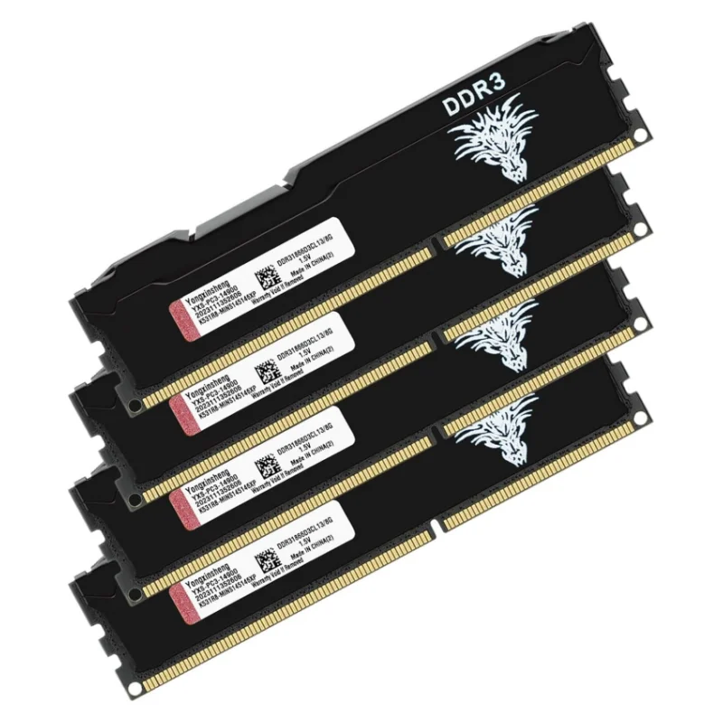 YONGXINSHENG-Mémoire de serveur d'ordinateur de bureau, modèle DDR3, capacité 4 Go 8 Go 2 Go, fréquence d'horloge 1333/1600/1866mhz, ram, nouveau dimm, tension 1.5V