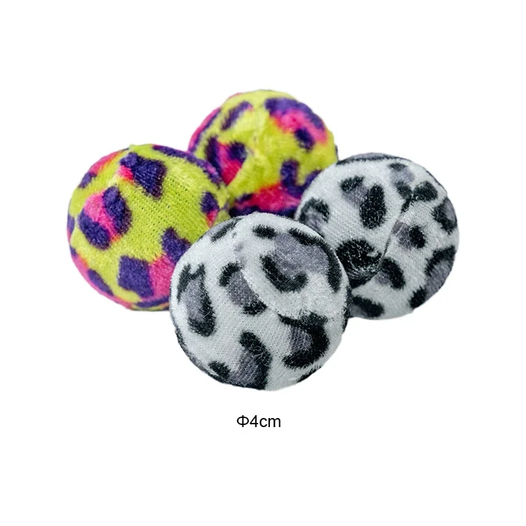 

Manufacturer Wholesale Leopard Design Cat Round Ball Toys