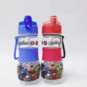Disney Cartoon Children's Candy Cup, Anime -Figuren, Marvel Spiderman, Frozen, Avengers, Trinkwasserbecher, Outdoor -Sportflasche, 400 ml 12 Hauptverkaufswasserflaschenjunge - №8