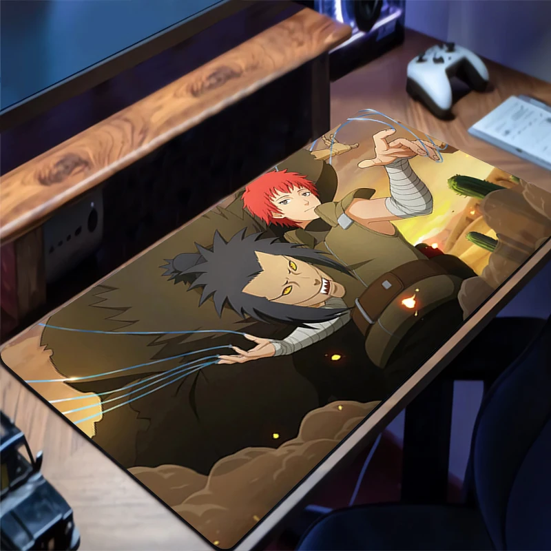 

Mousepad PC Gaming Accessories Computer Cabinet Extended Mat Non-Slip Naruto Sasori Mouse Pad Anime Keyboard Pad Office Desk Mat