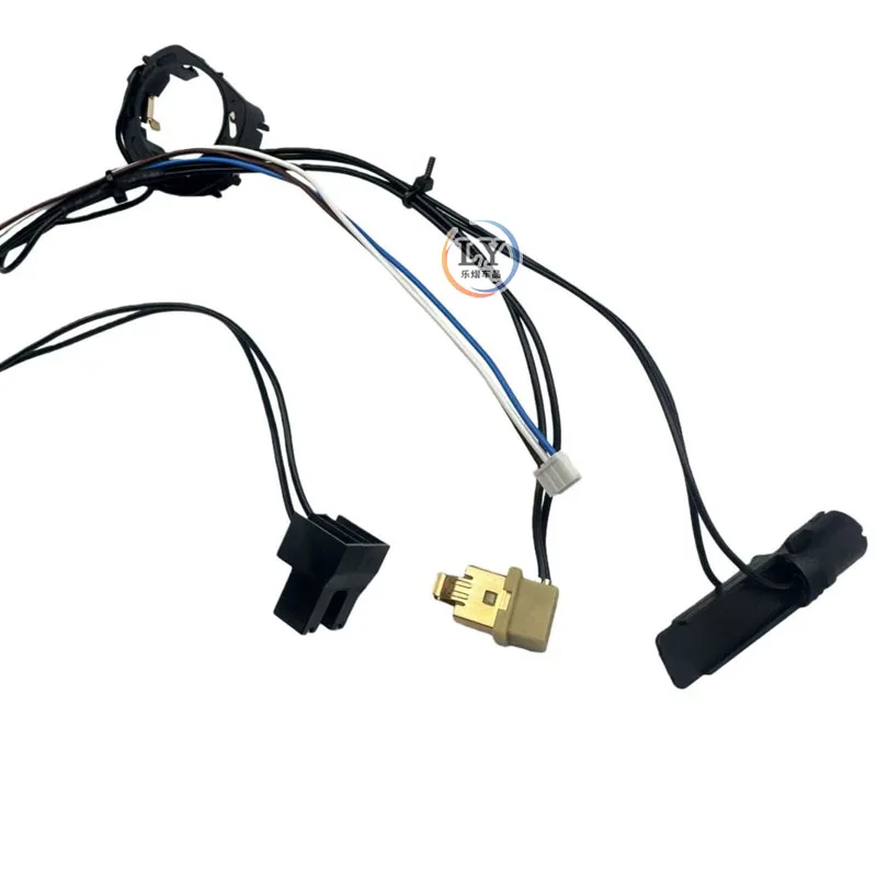 Fit 2005-2008 Audi A6 C6 Halogen Headlight Internal Wiring Harness Plug Connector Base Model Headlamp Wire Cable Assembly