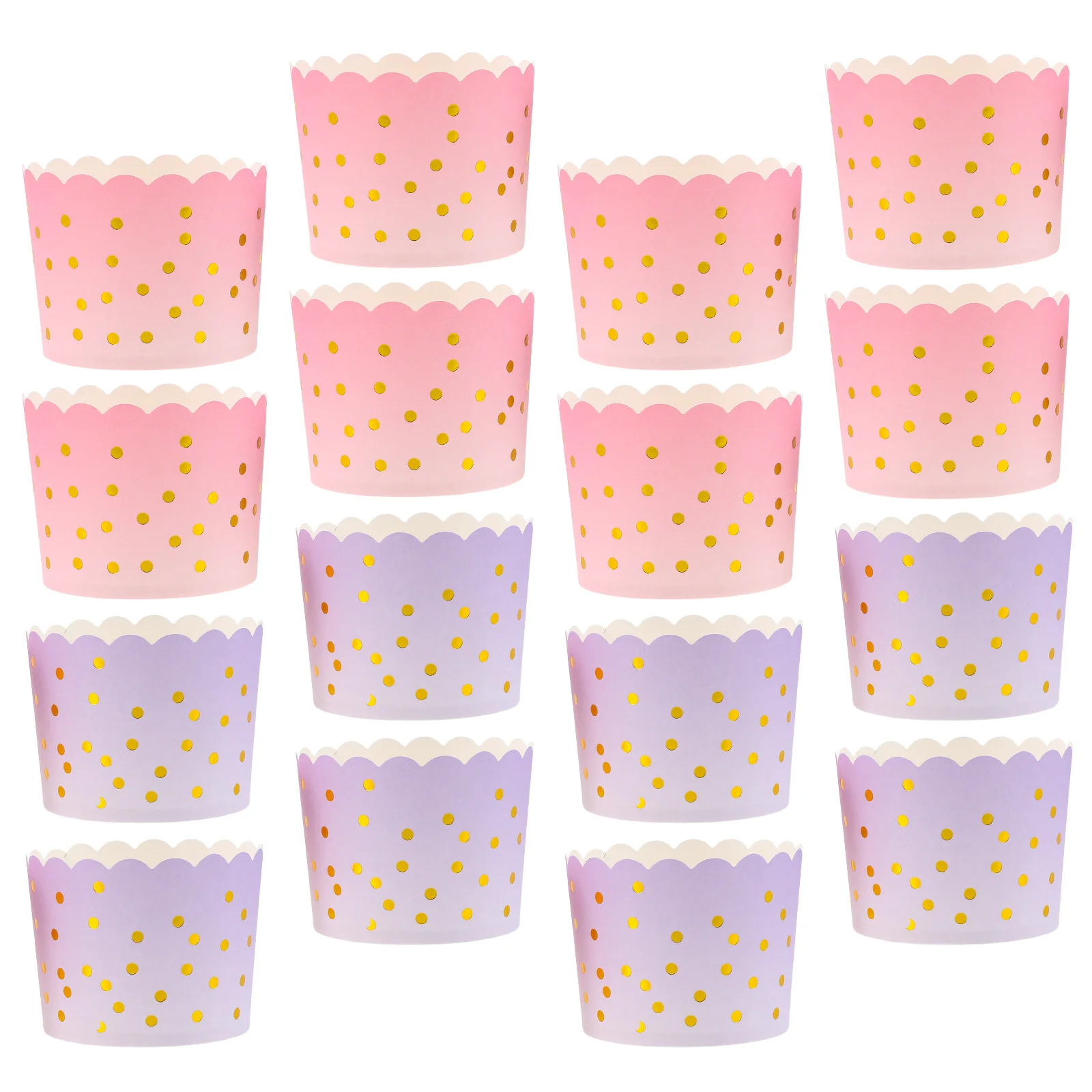

100Pcs Mini Muffin Paper Cups High-Temperature Resistant Disposable Wedding Birthday Party Cupcake Holders Baking Supplies