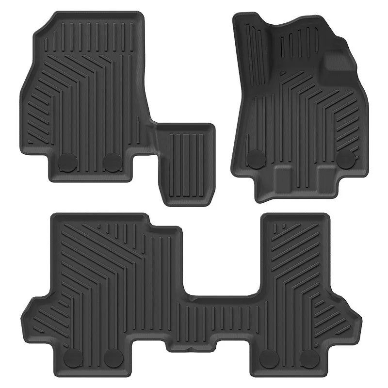 Car Trunk Mat TPE Car Floor Mats for Mitsubishi D5 Delica D5 All Weather Anti-Slip Rear Trunk Pad Cargo Liner Anti Dirty Pads