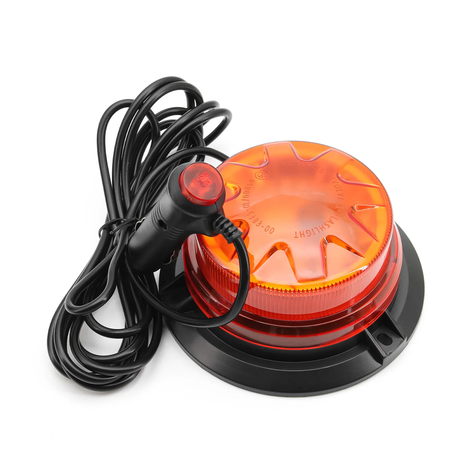 Car Truck Strobe Warning Light With Magnetic Base Emergency Flashing Light For Security Auto Sailing Safety Beacon Lamp 12V 24V