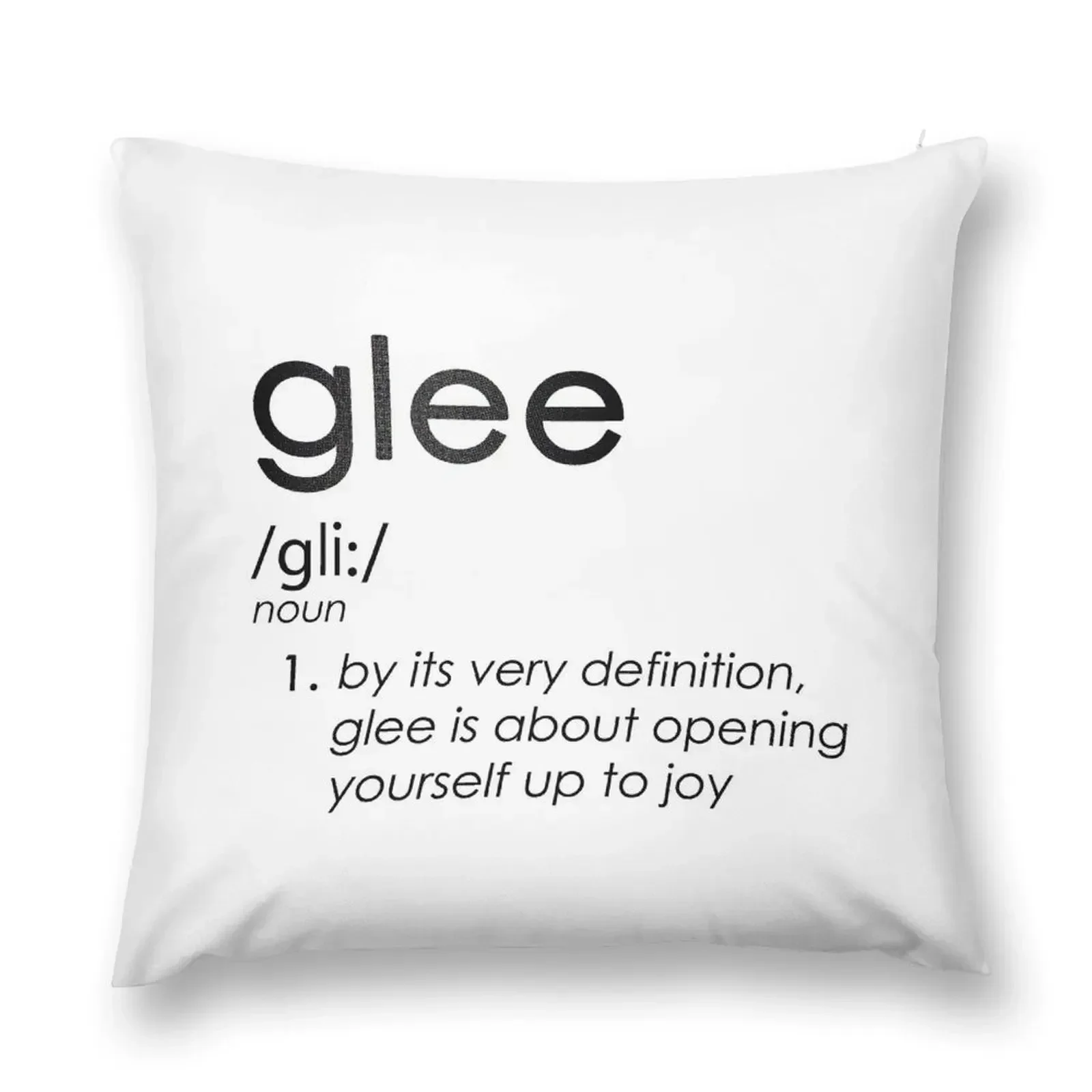 Unapologetic Gleek Throw Pillow Pillows Aesthetic Christmas Pillowcase pillow