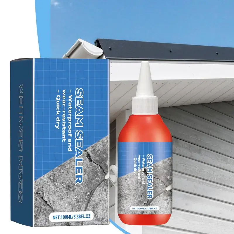 

Concrete Seam Caulk 100ml Repair Waterproof Adhesive Weather Resistant Sealing Adhesive Quick-Drying Caulking Glue