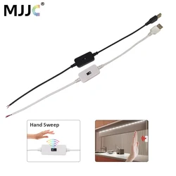 USB Hand Sweep Waving ON/OFF Motion Sensor Switch Dimmer 5V 3A IR Detector for Closet Bedroom Home Decoration Night Light Strips