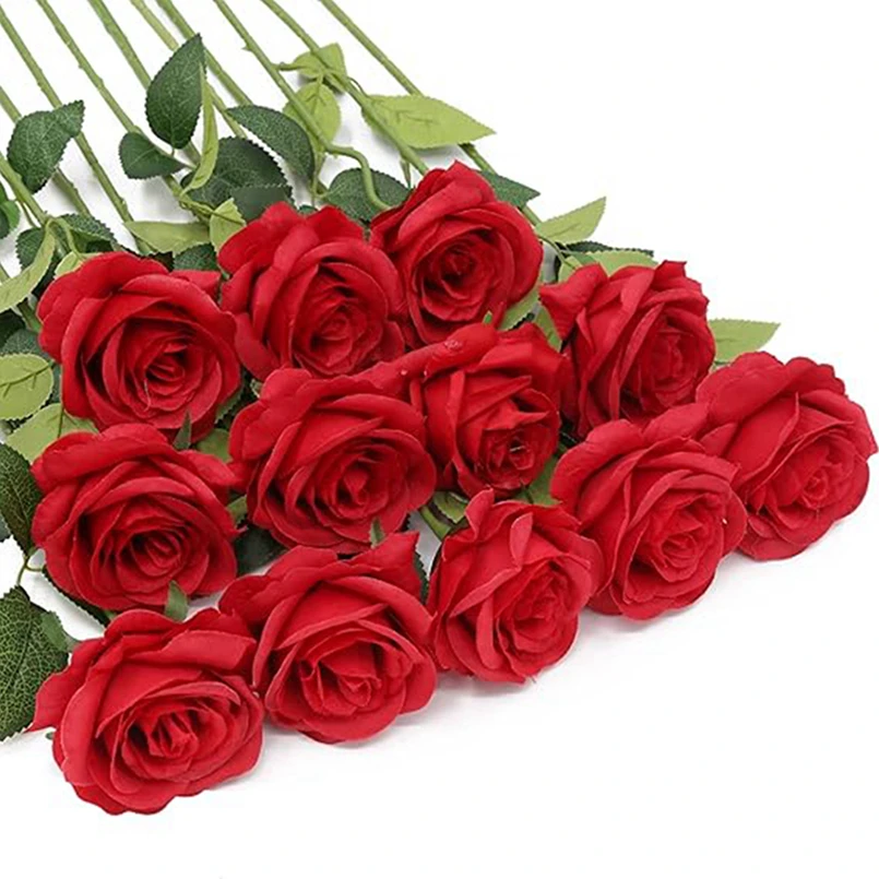 Künstliche Blumen, Rosenstrauß, Hochzeit, dekorative Kränze, Festival-Dekorationen, Vasen für Zuhause, Zimmer, Garten, Party, künstliche Pflanzen, Diy
