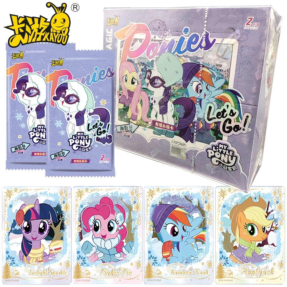 

Genuine Kayou My Little Pony Collection Card Fantasy Animation Protagonist Friendship Eternal Rare Card Children's Birthday Gift