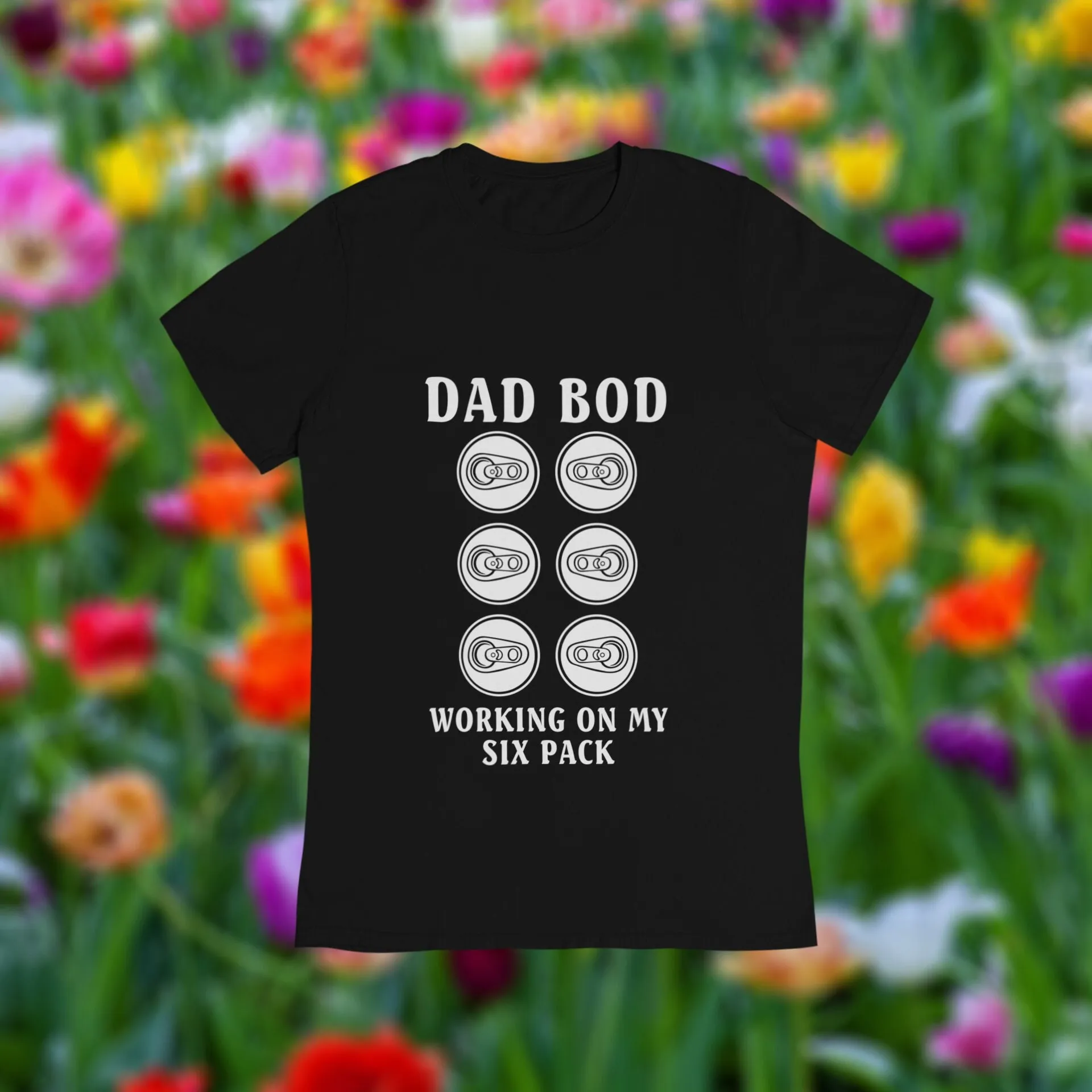 Funny Dad T Shirt Bod Fathers Day Beer Lover Birthday Working On My Six Pack Cool Daddy