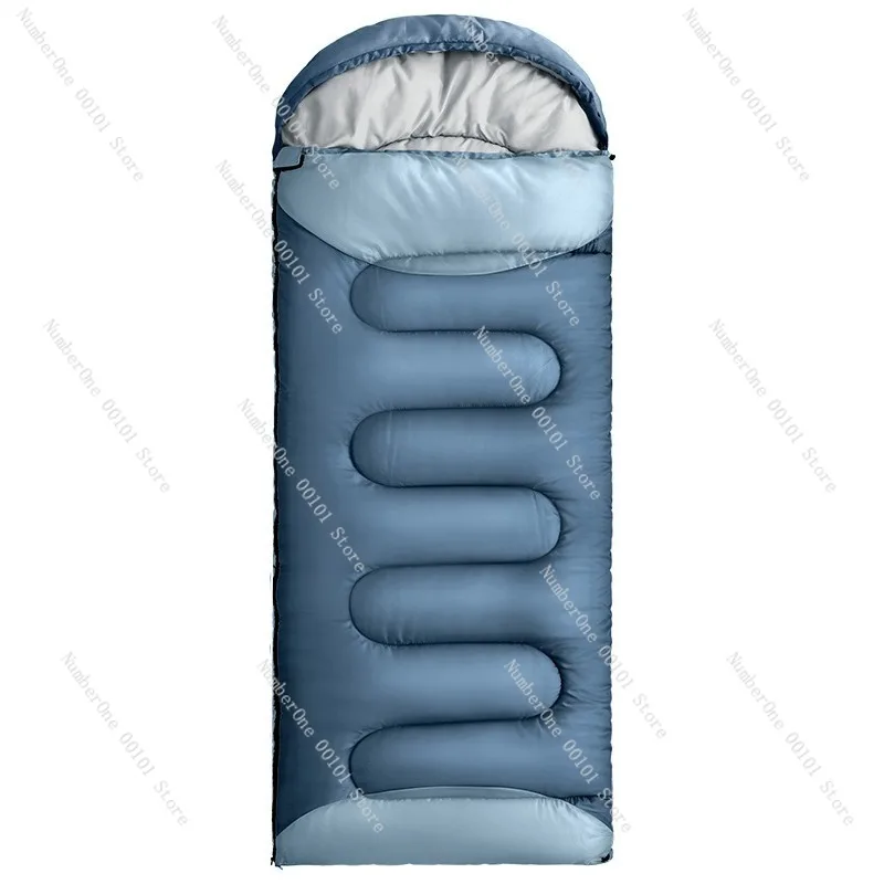All-Season Sleeping Bag, Outdoor Camping, Office Midday Rest, Single and Double Antibacterial Quilts for Comfort